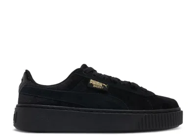 Puma Wmns Platform Velvet 'black Gold'
