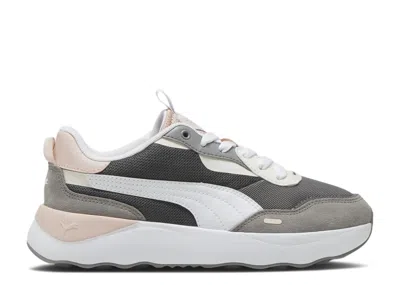 Puma Wmns Runtamed Platform 'stormy Slate Rose Quartz' In Gray