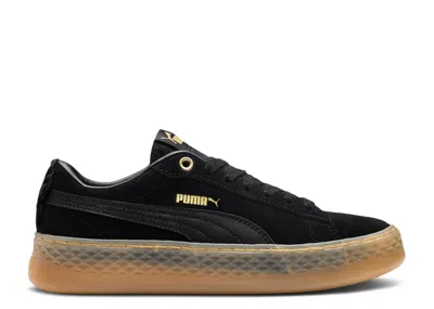 Puma Wmns Smash Platform Frill 'black Gum'