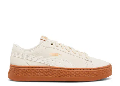 Puma Wmns Smash Platform Sd 'birch Gum' In White