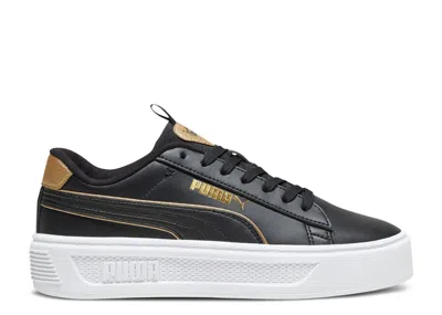 Puma Wmns Smash Platform V3 'pop Up - Black Gold'