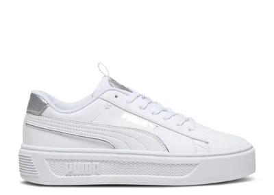 Puma Wmns Smash Platform V3 'pop Up - White'