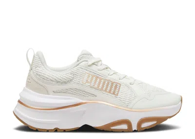 Puma Wmns Softride Divine 'vapor Grey Gold Gum' In White