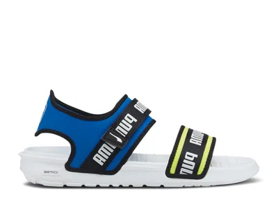 Puma Wmns Softride Slide 'wordmark - White Royal'
