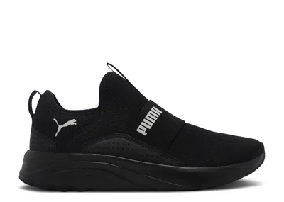 Puma Wmns Softride Sophia Slip-on 'black White'