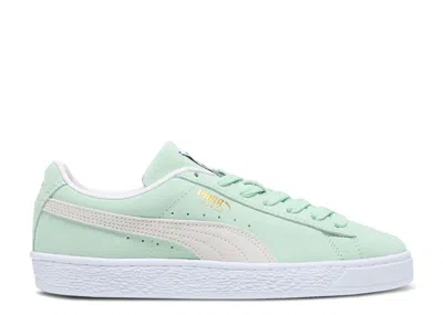 Puma Wmns Suede Classic 21 'fresh Mint White' In Green