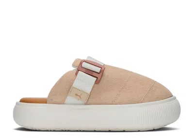 Puma Wmns Suede Mayu Mule 'light Sand Pristine' In Brown