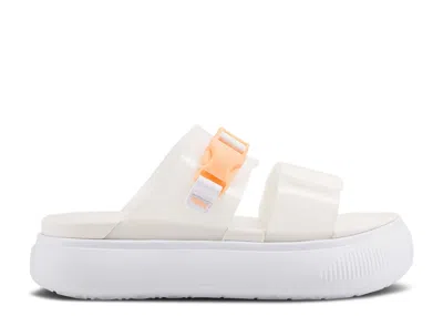 Puma Wmns Suede Mayu Pop Sandal 'white Fizzy Melon'