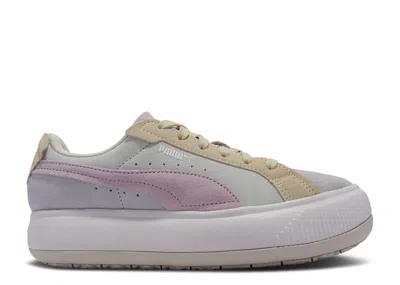 Puma Wmns Suede Mayu Raw 'ice Flow White' In Gray