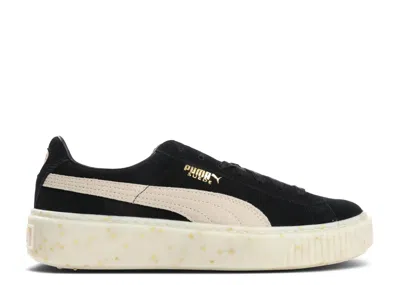 Puma Wmns Suede Platform 'celebrate - Black Gold'