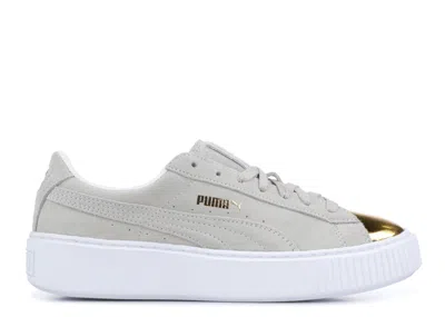 Puma Wmns Suede Platform 'white Gold'