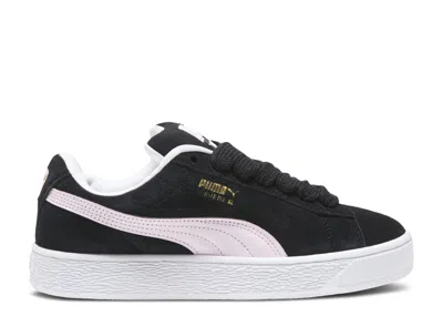 Puma Wmns Suede Xl 'black Whisp Of Pink'