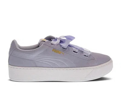 Puma Wmns Vikky Platform Ribbon 'icelandic Blue' In Purple