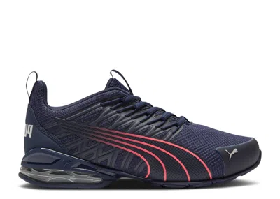 Puma Wmns Voltaic Evo Wide 'navy Sunset Glow' In Blue