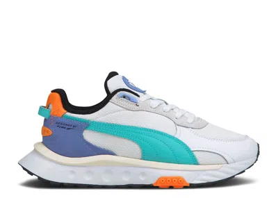 Puma Wmns Wild Rider Nrg 'white Elektro Aqua'