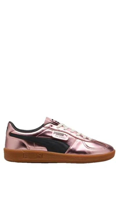 Puma X Palermo F.c. Metallic Palermo Sneakers In Pink