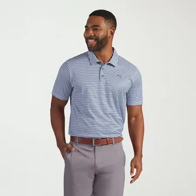 Puma Pure 3.0 Mens Short Sleeve Polo Shirt In Blue