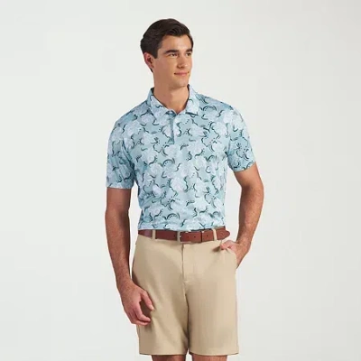 Puma Pure 3.0 Mens Short Sleeve Polo Shirt In Blue