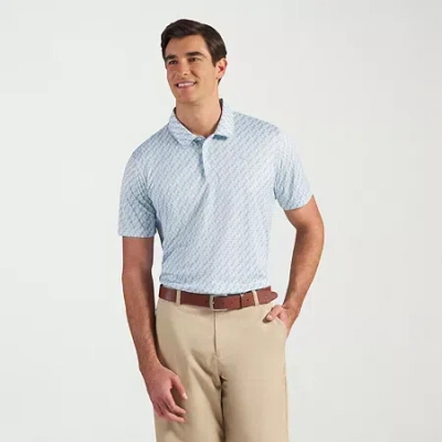 Puma Pure 3.0 Mens Short Sleeve Polo Shirt In Blue