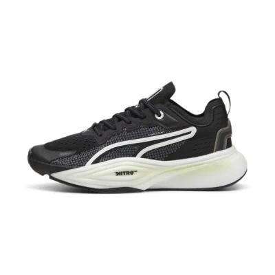 Puma Pwr Nitro Squared Training Shoes Mens In Black- White