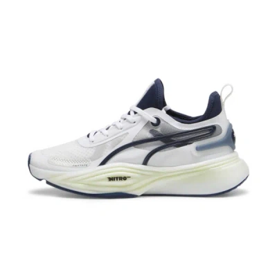 Puma Pwr Nitro™ Squared Men's Training Shoes In White-club Navy