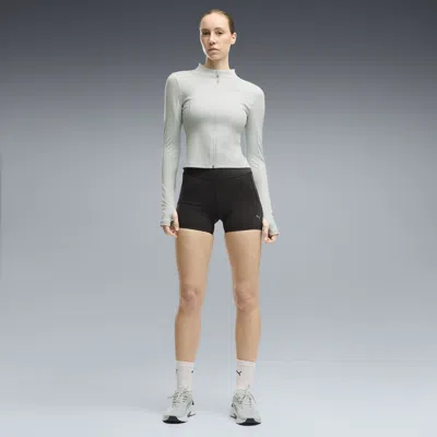 Puma Pwrmode Women's 4" Short Training Tights In Black