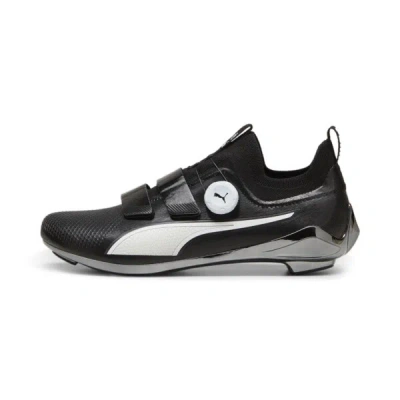 Puma Pwrspin Indoor Cycling Shoes In Black- White