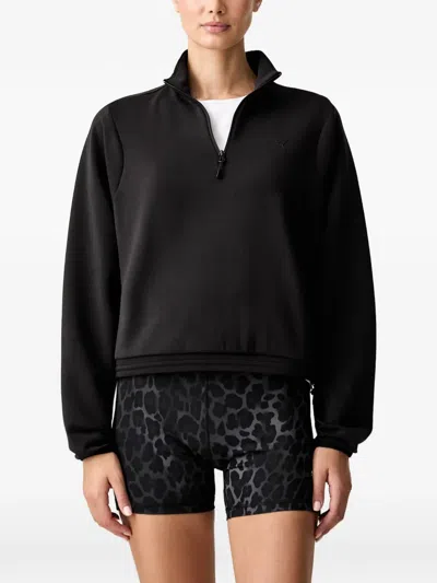 Puma Quarter-zip Sweater In Black