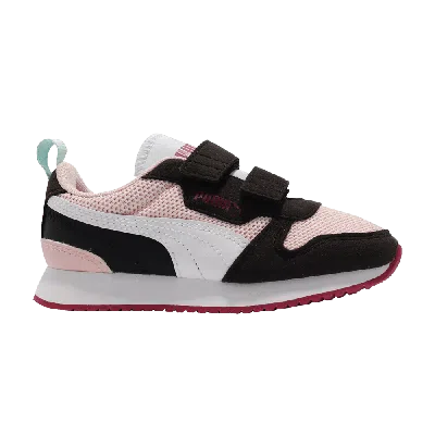 Pre-owned Puma R78 V Little Kid 'lotus White' In Pink