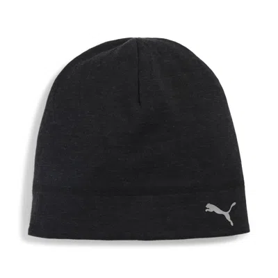 Puma Race Day Running Merino Beanie In Black