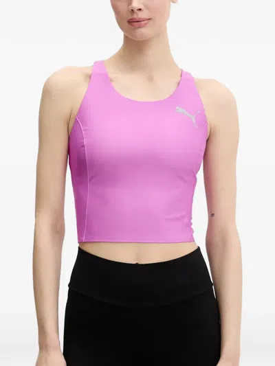 Puma Raceday Ultraform Logo-print Tank Top In Pink