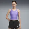 Puma Raceday Ultraform Running Crop Top Women In Purple