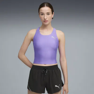 Puma Raceday Ultraform Running Crop Top Women In Purple