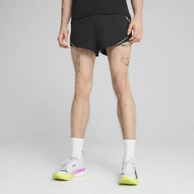 Puma Raceday Ultraweave Men's 3" Split Shorts In Black