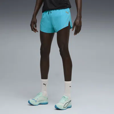 Puma Raceday Ultraweave Men's 3" Split Shorts In Blue