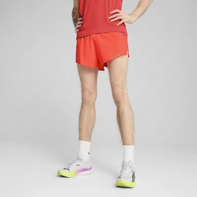 Puma Raceday Ultraweave Men's 3" Split Shorts In Red