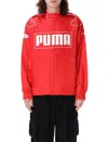 Puma Archive Seasonal Relaxed Racer Jacket In For All Time Red
