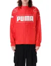 Puma Archive Seasonal Relaxed Racer Jacket In For All Time Red