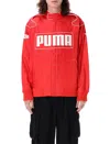 Puma Archive Seasonal Relaxed Racer Jacket In For All Time Red