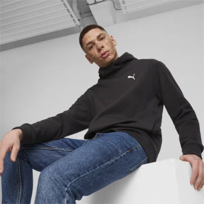 Puma Rad/cal Men's Polar Fleece Hoodie In Black
