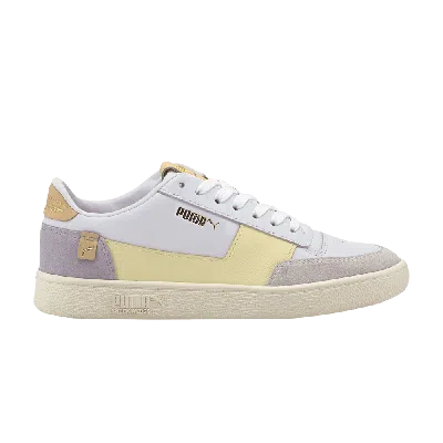 Pre-owned Puma Ralph Sampson Mc 'white Pastel Yellow'