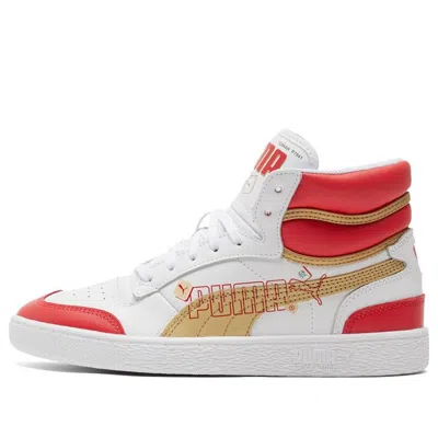 Puma Ralph Sampson Year Of Ox Mid Shoes White/red/gold