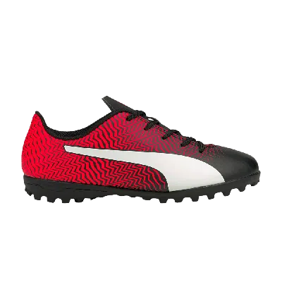 Pre-owned Puma Rapido 2 Tt Jr 'black Red Blast'