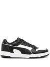 Puma Rbd Game Leather Sneakers In Black
