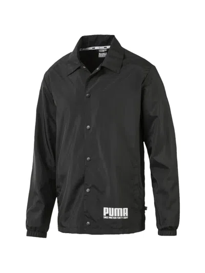 Puma Rebel Bold Coach Jacket In Black