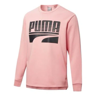 Puma Rebel Bold Logo Sweater 'pink'