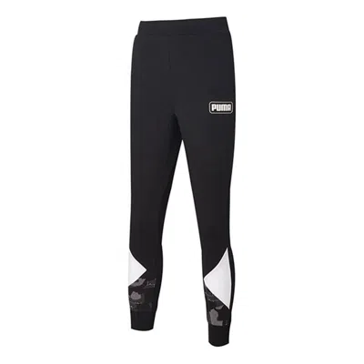 Puma Rebel Camo Aop Sweatpants 'black'