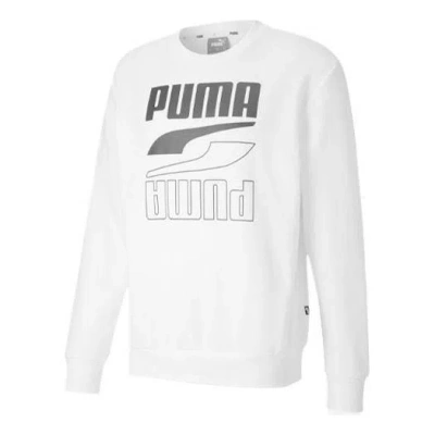 Puma Rebel Long Sleeve Sweater 'white Black'