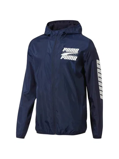 Puma Rebel Windbreaker In Blue