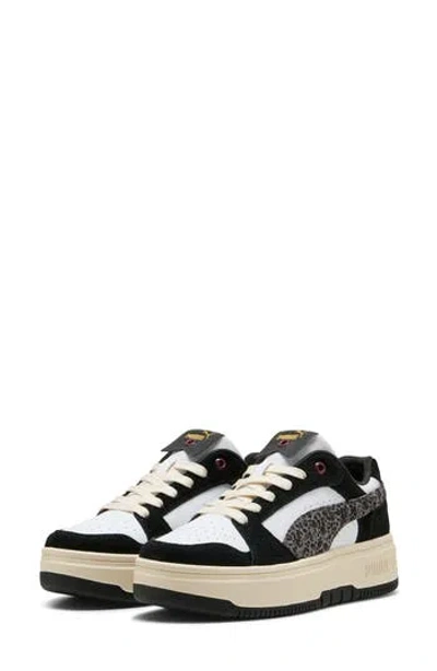 Puma Rebound Femme Animal Low Top Sneaker In Multi